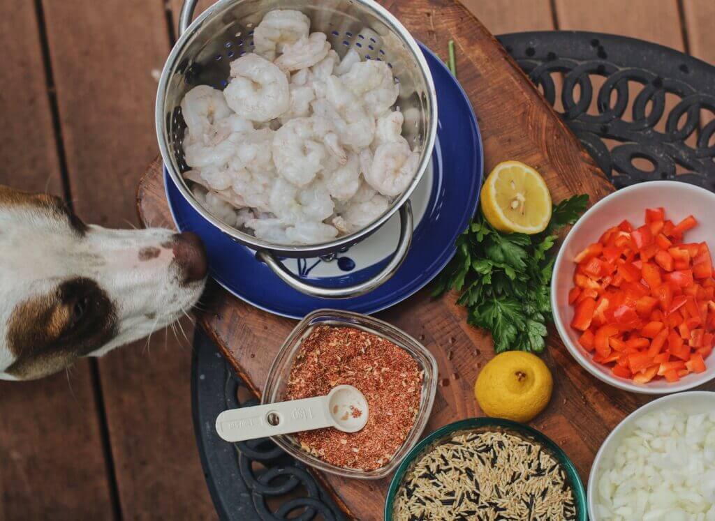 Emma Frisch Cajun Shrimp and Wild Rice Ingredients