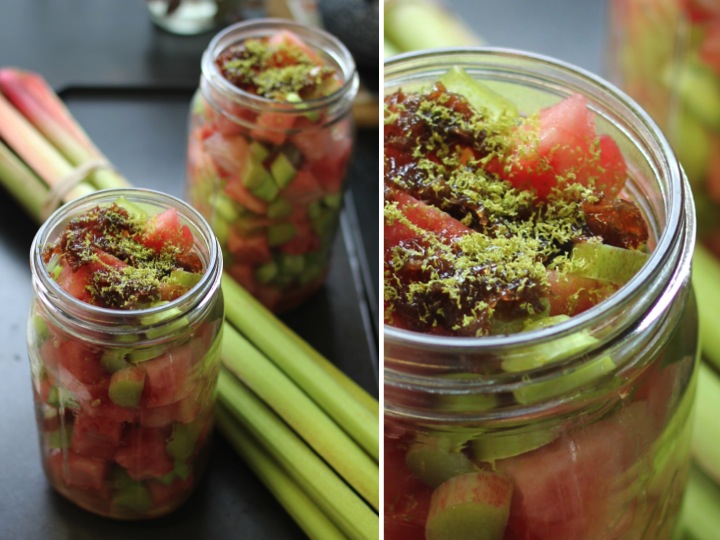 Emma Frisch Rhubarb & Watermelon Fruit Salad Recipe