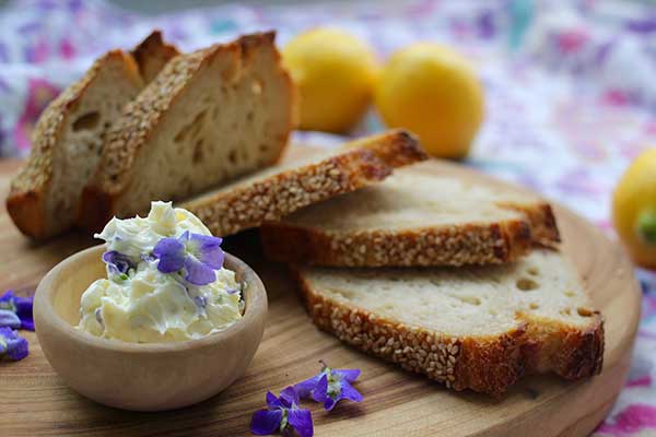 Emma Frisch Wild Violet & Lemon Butter Recipe