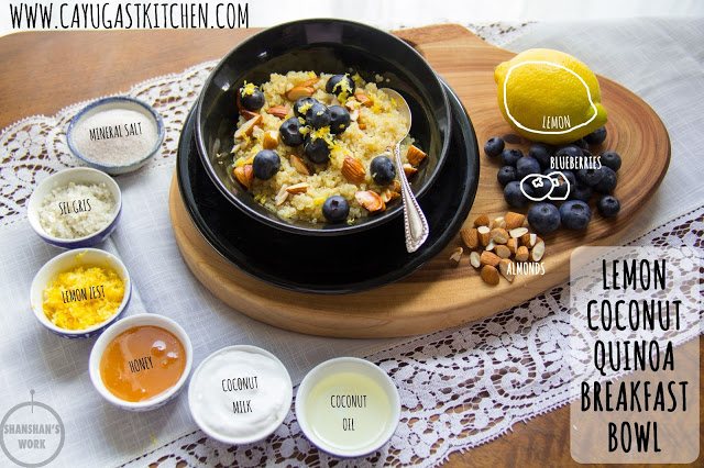 Emma Frisch Episode 2: Lemon Coconut Quinoa Breakfast Bowl Recipe