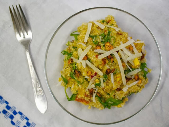 Emma Frisch Quinoa Risotto with Squash, Arugula and Sun-Dried Tomatoes Ingredient