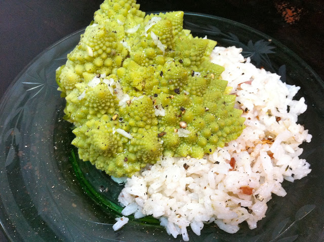 Emma Frisch Steamed Romanesco, with Mamma’s Famous Garlic Olive Oil Sauce Recipe