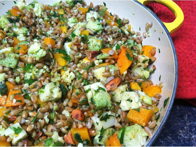 Emma Frisch Wheat Berries with Romanesco, Butternut Squash and Preserved Lemon Recipe